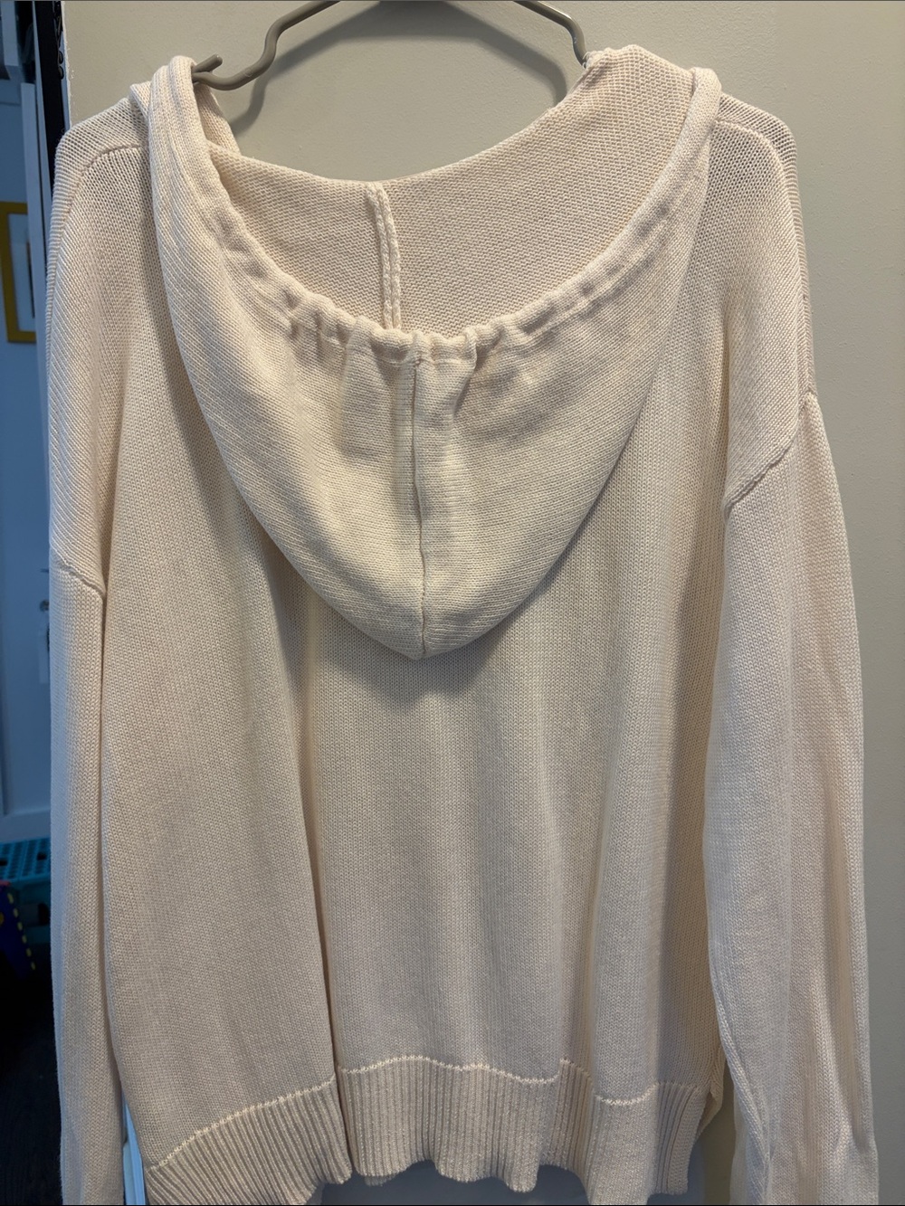 Life Is Good Cream Knit Hoodie - Picture 3 of 3